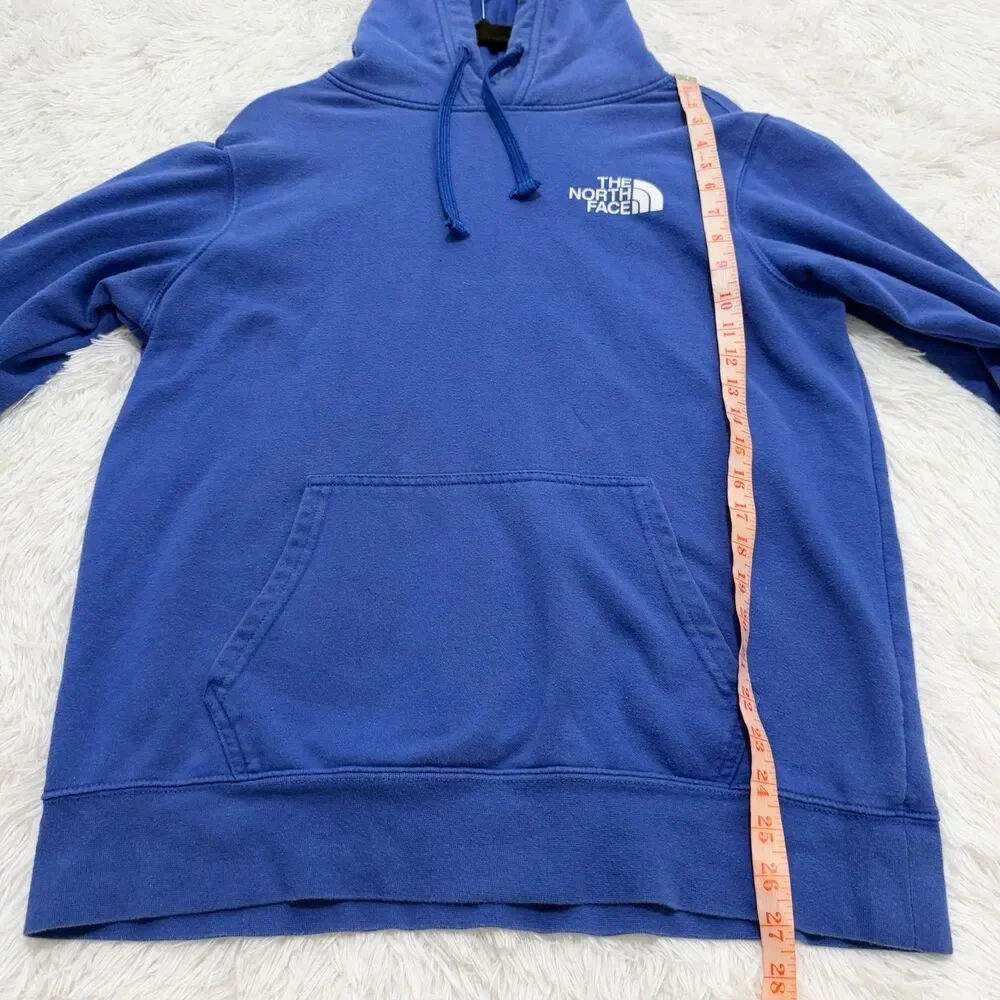 Men The North Face Cotton Box NSE Pullover Hoodie in Lapis Blue Size Medium